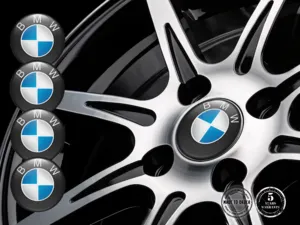 BMW Hub Cap Sticker Style Tuning Radiant Racing Grid